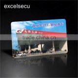 ESECU High Resistance PVC/Plastic Self Service Contactless IC Gasoline Smart Card With Custom Logo