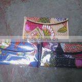 Beautiful Vintage Banjara Heavy Hand Embroidered Kantha Tribal Envelop Banjara Coin Clutch thumbnail-1