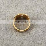 No.1 Sale 18k Gold Plated Stainless Steel Colorful Bear Individual Ring for Christmas Party thumbnail-5