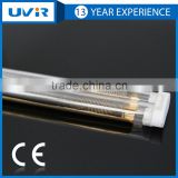 UVIR golden reflector twin tube medium wave infrared heater for paint drying