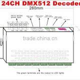 24CH Channel 8 Group LED DMX512 Decoder DC12V-24V DMX512 RGB Controller Max 72A thumbnail-4