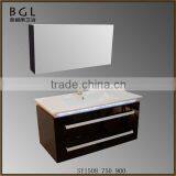 Luxury Bathroom Design Direct Marketing Factory White Painting Wall Mounting Bathroom Vanity thumbnail-1