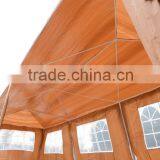 Outsunny 10' x 30' Gazebo Canopy Party Tent w/ 5 Removable Window Walls - Coffee thumbnail-4