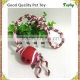 Cotton Ball On Rope Dog Toy Dog Tug Of War Toy Interactive Dog Toys thumbnail-3