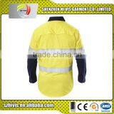 Hot Sale Industry Unisex Pure Cheap High Visibility Yellow Shirt thumbnail-1