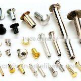 Semi Tubular Rivet Brass and Hollow Brass or Copper or Aluminum Tubular Rivet thumbnail-1
