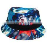 Hot Selling Promotional Black Floppy Bucket Hat thumbnail-4