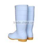 Light Duty Unisex Chemical Resistant White PVC Boots For Food Industry thumbnail-2