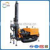 KW180 180m Depth 110 ~ 202mm Diameter Crawler Mounted Multifunctional Geothermal Water Well Drilling Rig thumbnail-1