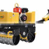 NVYL102 Walk-behind Double Drum Vibratory Trench Roller Small-size Light Compaction Equipment thumbnail-1