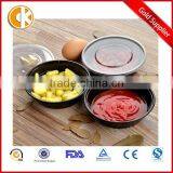 8oz Black Small Plastic Sauce Container