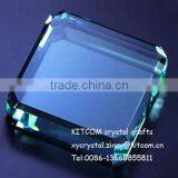 Jade Glass Square Paperweight thumbnail-1
