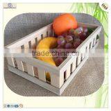 Unfinished Color Round Square Fence Wooden Storage Crate thumbnail-6