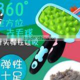 CY108 Pet Comb Mucous Wool Implement Silicone Comb Cat and Dog Fur Cleaner Pets Hair Comb thumbnail-2