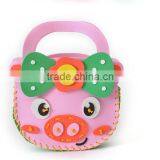 #14070705 Newest Pig Model Eva Bag, Kids Diy Toys thumbnail-1