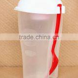 Promotional Clear New Plastic Salad Cup With Scoop thumbnail-1