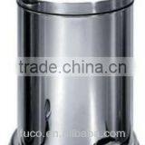 TRASH CAN WITH PEDAL 40L STAINLESS STEEL Bin WITH Plastic Base thumbnail-1