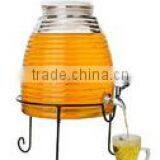 Convenient Giant Glass Jar With Tap for Drinking thumbnail-1