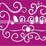 Beautiful Plastic Drawing Stencil Designs For Painting thumbnail-1