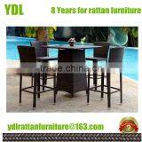 Youdeli Outdoor Resin Wicker Bar Stools thumbnail-1