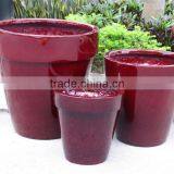 Fiberstone Pots, Polystone Planter, Fiberglass, Glossy Fiberstone With Lightweight and Durable for Flower and Garden Pots thumbnail-1