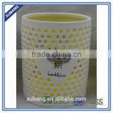 Ceramic Candle Cup Bamboo Shape Candle Holder Wholesale Candle Holder thumbnail-3