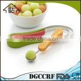 NBRSC Multi-use Stainless Steel Scoop Troop Melon Baller and Fruit Scoop Set thumbnail-1