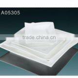 2016 Hot Sale White Ceramic Square Soup Plate thumbnail-1