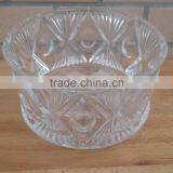 Clear Glass Candle Bowl Cup thumbnail-1
