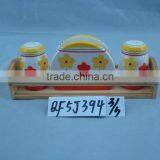 Ceramic Napkin Stand Set thumbnail-1