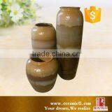 Silver Color Glazed and Handmade Ceramic Flower Vases From Jingdezhen thumbnail-4