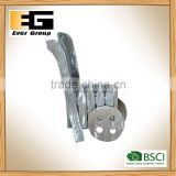 Wood Fence Cart Wheels Garden Planter Flowers Pots thumbnail-5