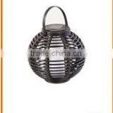 Solar Rattan Candle Lantern LED Garden LIght