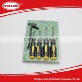 4pc CRV Screwdriver Hand Tools Set and Crowbar thumbnail-1
