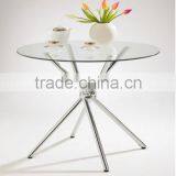 Modern Coffee Table,stainless Steel Round Massage Table,glass Dining Table thumbnail-2