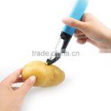 Amazon Selling Custom Color OEM Quality Potato Peeler With Silicone Handle thumbnail-1