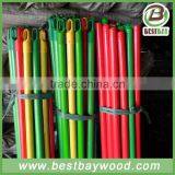 Monthly Hot Sale 20 Containers Single Color PVC Coated Wooden Broom Handle/mop Sticks thumbnail-5