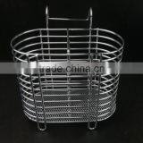 43007 Steel Wire Sink Basket Cutlery Holder Cooking Utensils Storage Kitchen Rack thumbnail-5