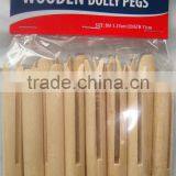 Wooden Dolly Peg Cloth Hanging Pegs DIY Kids Handcrafts Peg