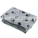 Warm Pet Puppy Dog Cat Small Medium Large Paw Print Pet Cat Dog Fleece Soft Blanket Bed Mat Cover thumbnail-3