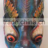 Dragon Mask Wall Hanging Decor Handmade in Nepal thumbnail-4