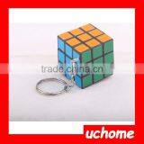 UCHOME Yiwu Factory Colorful Custom Souvenir Magic Cube Keychain thumbnail-1