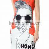 Digital Print High Quality Woman Dress New Design Holiday Dress thumbnail-2