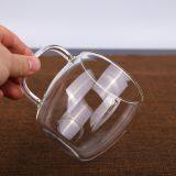 Glass Cup Kungfu Tea Cup Three Part Glass Mug Filter Glass Cup Coffee Mug Milk Cup Juice Cup for Hotel and Resturant thumbnail-4