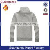 Men's 2015 Bulk Zipper up Solid Colour Stand Collar Hoodies thumbnail-2