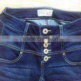 GZY Guangzhou Stock Lots Sexy High Waist Slim Fit Lady Jeans thumbnail-3