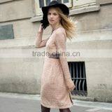 New Women Fashion Knee Length Slim Pencil Hand Embroidery Designs For Dress thumbnail-2