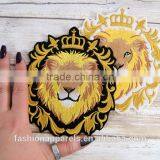 Custom High Quality Embroidered Lion Patch for Clothes Embroidery Patch Made in China Choose Size/color thumbnail-5