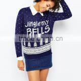 New Design Women Christmas Sweater With Short Sleeve thumbnail-2