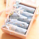 Gift Boxed Lace Ladies Underwear Cotton Blue Panties Lovely Girls Women Briefs 41 thumbnail-1